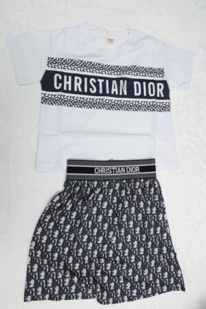 CD 2PC Logo Short Set W/B