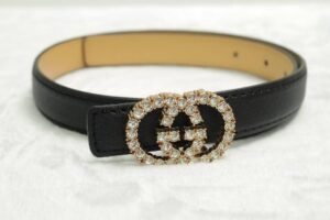 GG Belt Studded Black