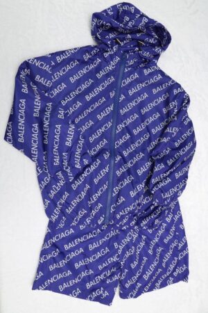 BB 2PC Jogger Set Blue/White