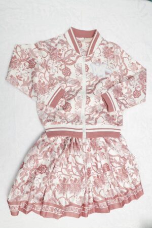 CD 2PC Jogger Skirt Pink/White