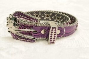Studded Belt Purple