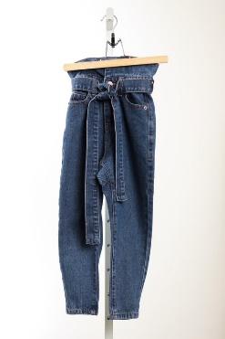 Highwaisted Tie Jeans