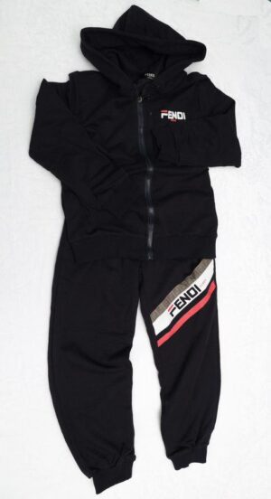 FF Jogger Set Black/Red/White