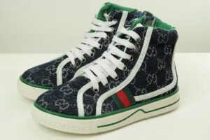 GG HIghtop Denim Green