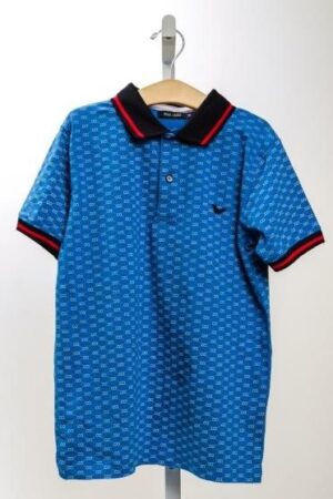 GG Boys Collared Shirt Blue