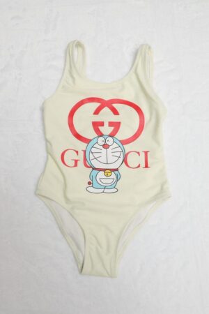 GG 1PC Bathing Suit Cream