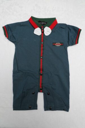 GG Baby Onesie Bowtie Dark Blue