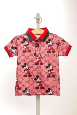 GG Character Collared Shirt Red