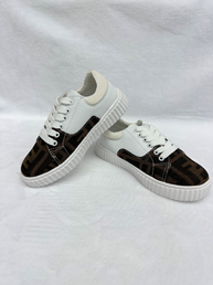FF Sneaker Brown/White/Cream