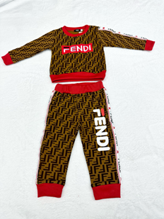 FF 2PC Toddler Sweat Set Red