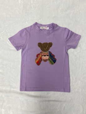 Teddy Bear Shirt Multicolor/Purple