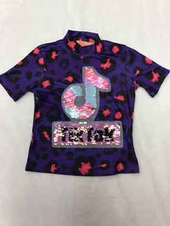 Tiktok Purple Cow Short Sleeve Shirt