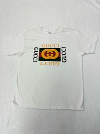 GG Logo Shirt White/Gold/Black
